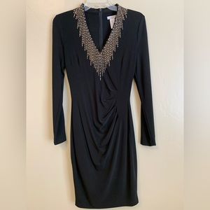 Cache midi black dress